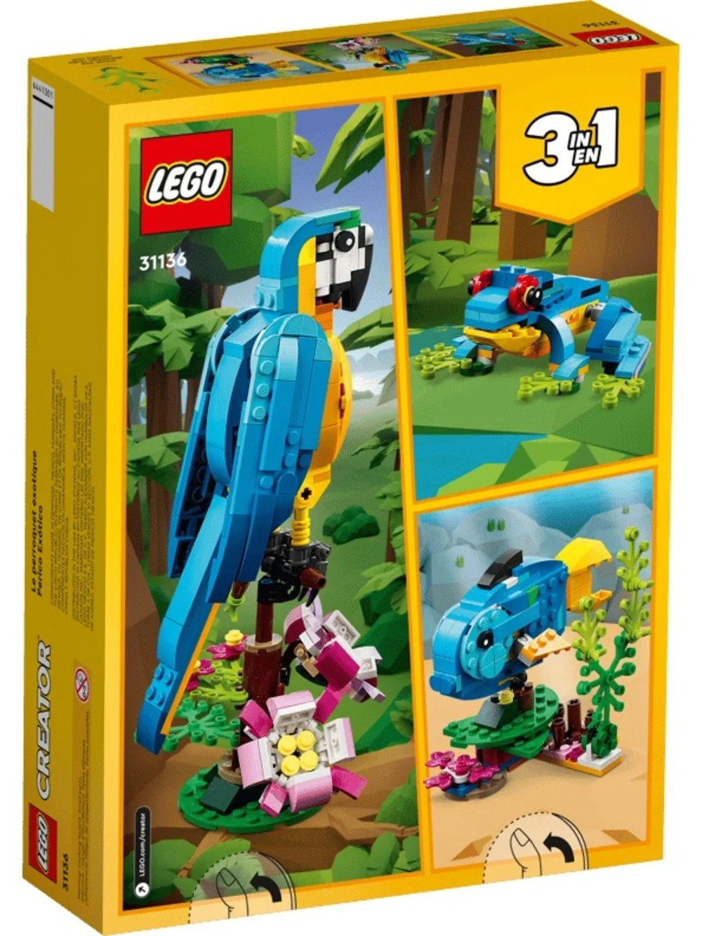 Lego CREATOR: Exotic Parrot (31136)